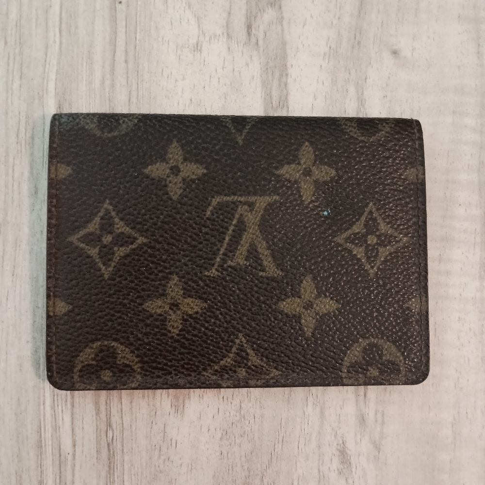 Auth Louis Vuitton Monogram Visible Pass Case Porte 2 Cartes Vertical - Picture 2 of 9
